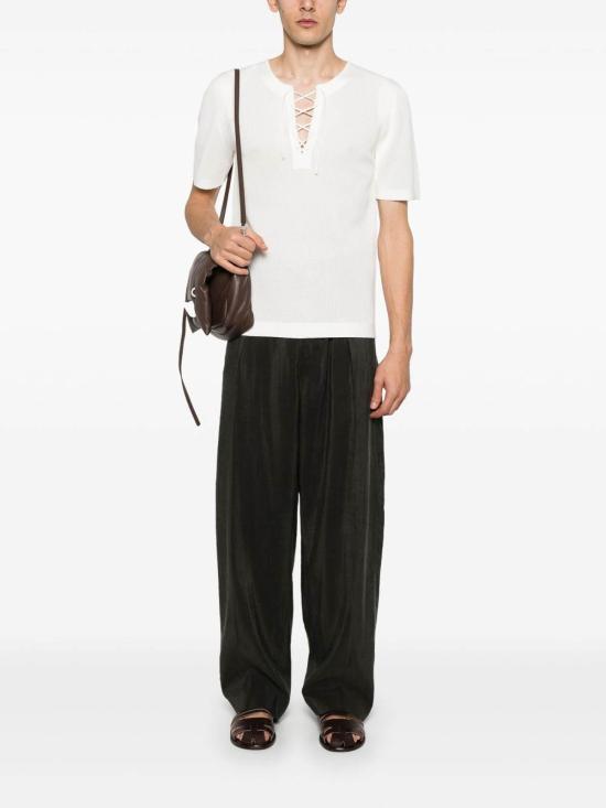  드리스 반 노튼 반팔 티셔츠 MEDLAR2510212011701001 White - DRIES VAN NOTEN