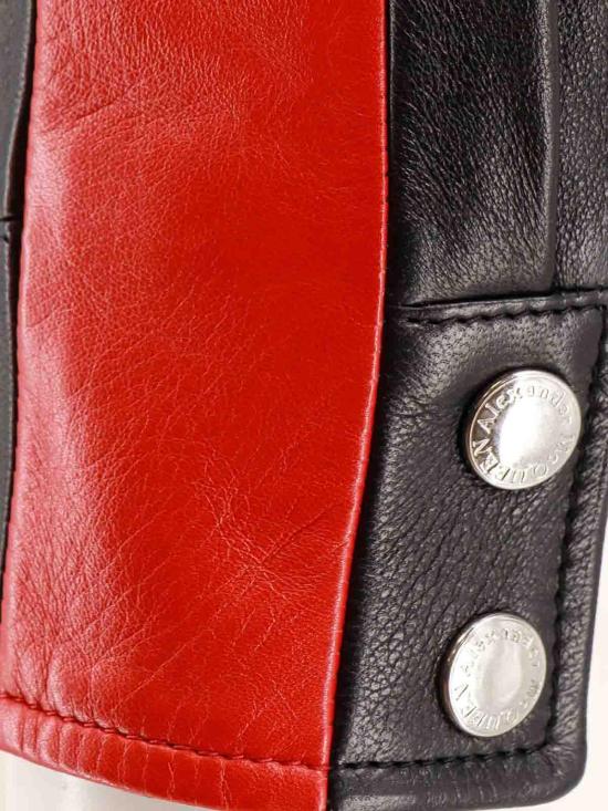  알렉산더 맥퀸 가죽 자켓 775971Q5AMG1214 Black - ALEXANDER MCQUEEN