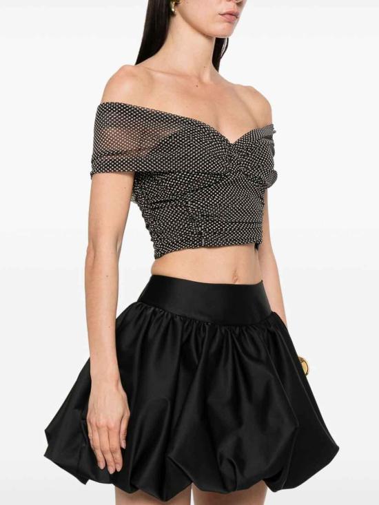 25SS 엘리자베타프랜치 민소매 티셔츠 TO03452E2685 Black - ELISABETTA FRANCHI