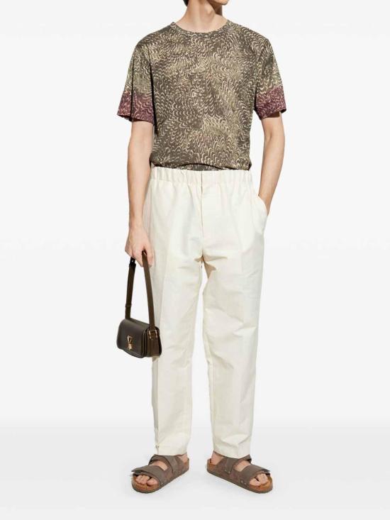  드리스 반 노튼 반팔 티셔츠 HUBBA2510211451609901 Brown - DRIES VAN NOTEN