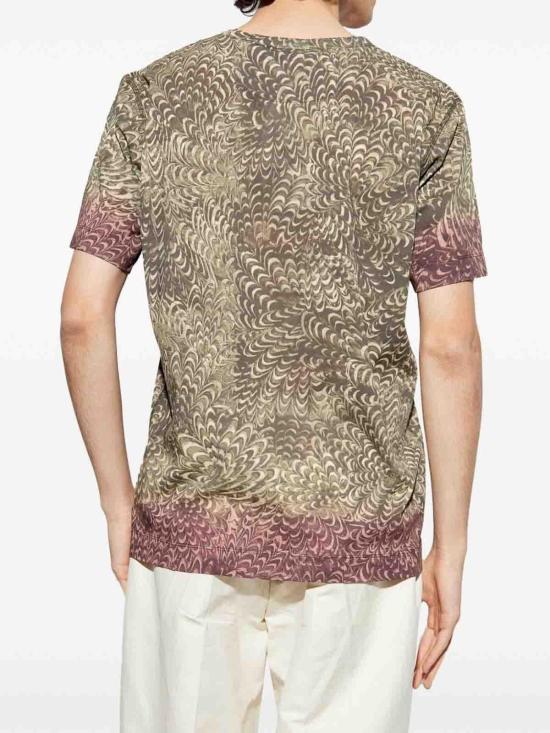  드리스 반 노튼 반팔 티셔츠 HUBBA2510211451609901 Brown - DRIES VAN NOTEN