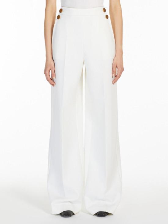 26SS 막스마라 스트레이트 팬츠 POLONIA25111310316001 White - MAX MARA