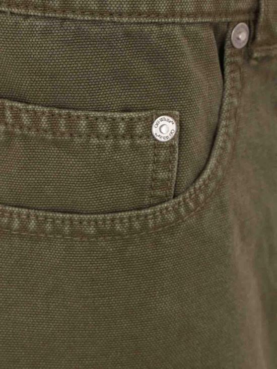 26SS 오프화이트 스트레이트 팬츠 OMCE044C99FAB0015800 Light Brown - OFF WHITE