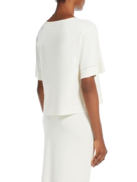  막스마라 반팔 티셔츠 ALEC25113610396001 White - MAX MARA