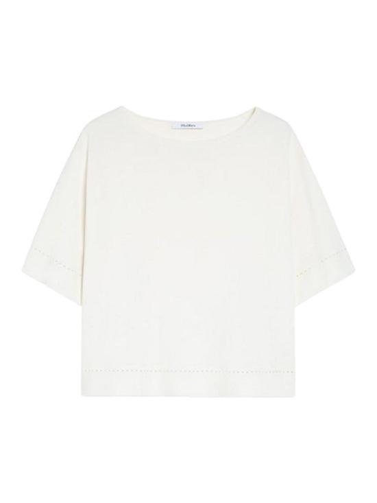  막스마라 반팔 티셔츠 ALEC25113610396001 White