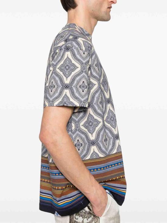 25SS 에트로 반팔 티셔츠 MRMA0022AJ272X0800 Multicolour - ETRO