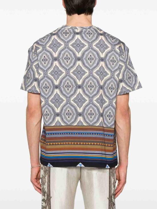 25SS 에트로 반팔 티셔츠 MRMA0022AJ272X0800 Multicolour - ETRO