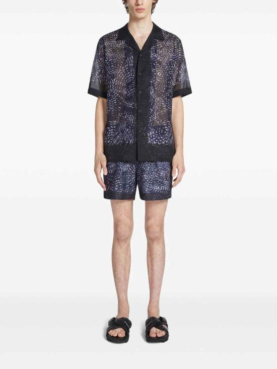 26SS 드리스 반 노튼 숏팬츠 PHIBBS2510225001434509 Blue - DRIES VAN NOTEN