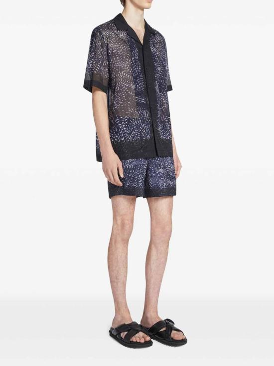 26SS 드리스 반 노튼 숏팬츠 PHIBBS2510225001434509 Blue - DRIES VAN NOTEN