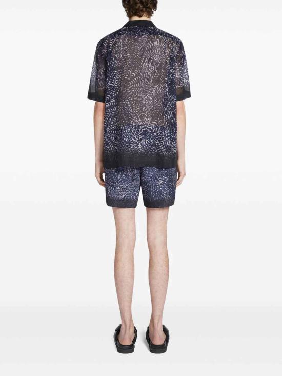 26SS 드리스 반 노튼 숏팬츠 PHIBBS2510225001434509 Blue - DRIES VAN NOTEN