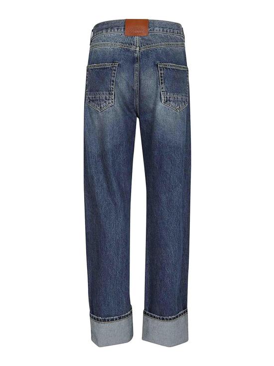  알렉산더 맥퀸 스트레이트 팬츠 781770QYAAU4211 Dark Wash - ALEXANDER MCQUEEN
