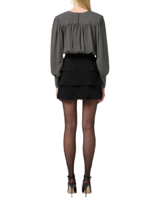 25SS 엘리자베타프랜치 미디 스커트 AB85652E2685 Black - ELISABETTA FRANCHI