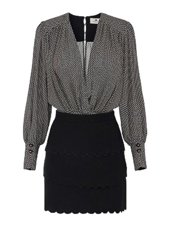 25SS 엘리자베타프랜치 미디 스커트 AB85652E2685 Black