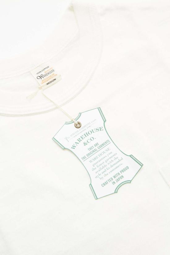  웨어하우스 반팔 티셔츠 앤코 4601 무지 티셔츠 오프화이트 - WAREHOUSE