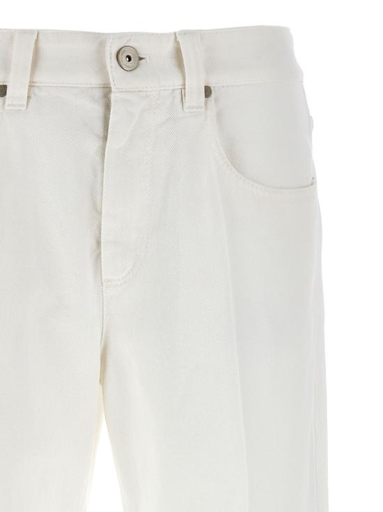 25FW 브루넬로 쿠치넬리 데님 A00254030 White - BRUNELLO CUCINELLI