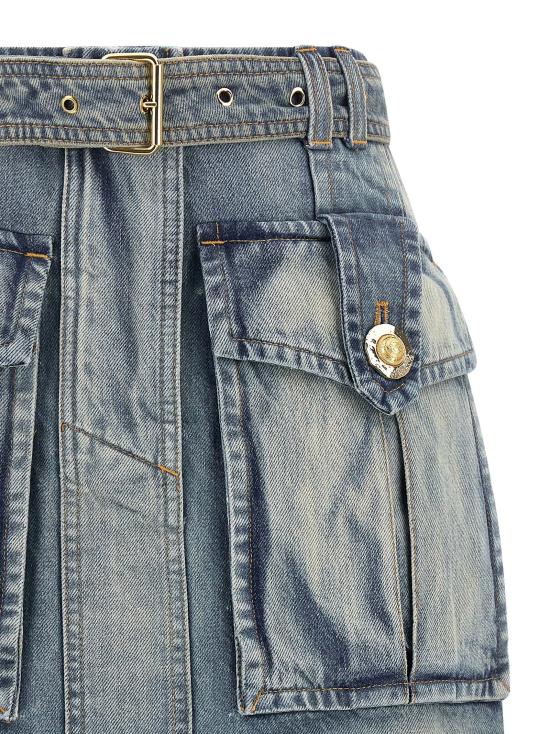 25FW 발망 숏 스커트 FF1LBA88DF796FC - BALMAIN