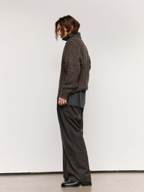  카미엘 포트젠스 스웨터 Camiel Fortgens 프랑켄슈타인 케이블 니트 - CAMIEL FORTGENS