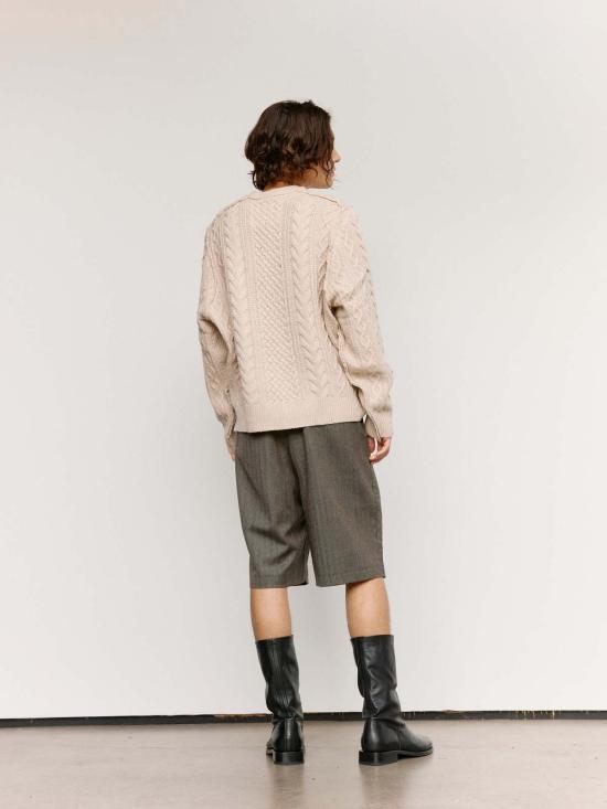  카미엘 포트젠스 스웨터 Camiel Fortgens 프랑켄슈타인 케이블 니트 - CAMIEL FORTGENS