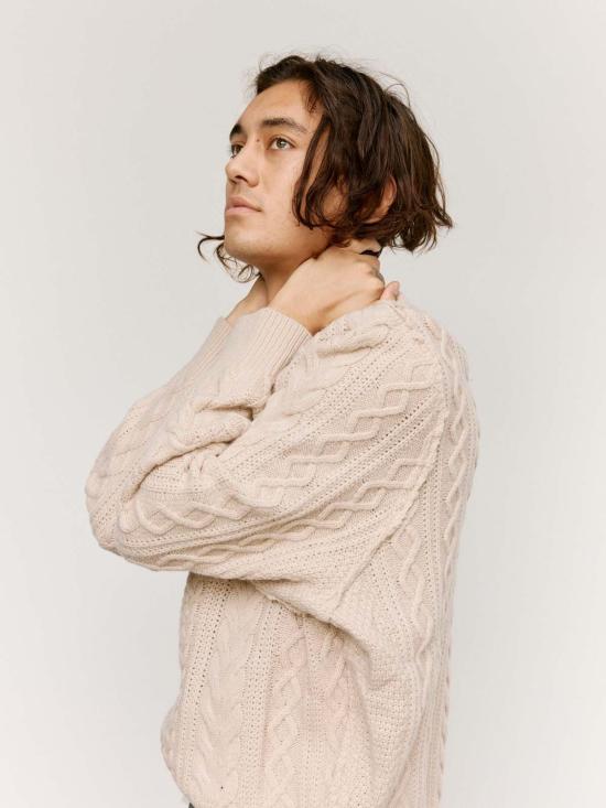  카미엘 포트젠스 스웨터 Camiel Fortgens 프랑켄슈타인 케이블 니트 - CAMIEL FORTGENS