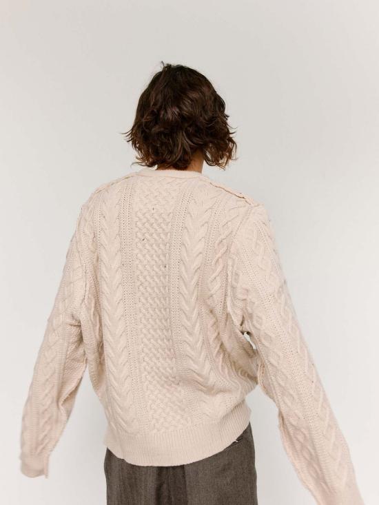  카미엘 포트젠스 스웨터 Camiel Fortgens 프랑켄슈타인 케이블 니트 - CAMIEL FORTGENS