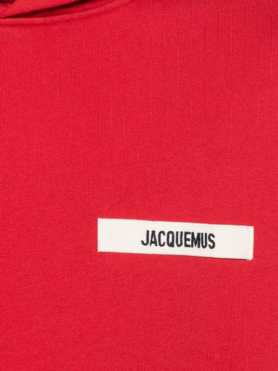 25FW 자크뮈스 긴팔 티셔츠 HOM00247AJ00126 480 Dark red - JACQUEMUS