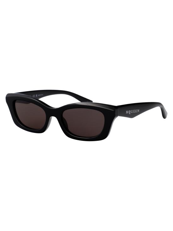 25FW 알렉산더 맥퀸 선글라스 AM0474S 001 black - ALEXANDER MCQUEEN