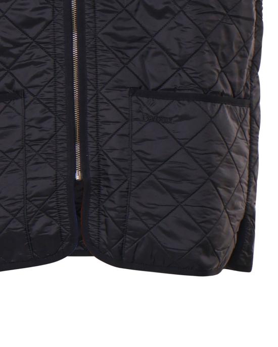 25FW 바버 폴라퀼트 지퍼인 라이너 MLI0002 BK91 Black - BARBOUR