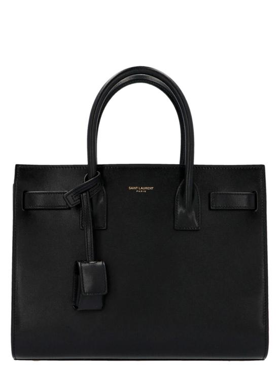 26FW 생로랑 스무스 레더 삭 드 주르 베이비백 42186302G9W1000 Black