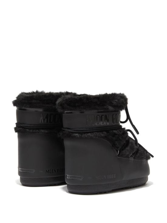 25FW 문부츠 아이콘 나일론 로우 부츠 80D1409390 N001 Black - MOON BOOT