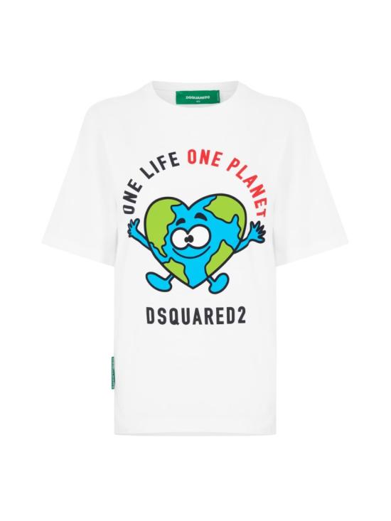 25SS 디스퀘어드2 반팔 티셔츠 S73GC0281S24321100 White