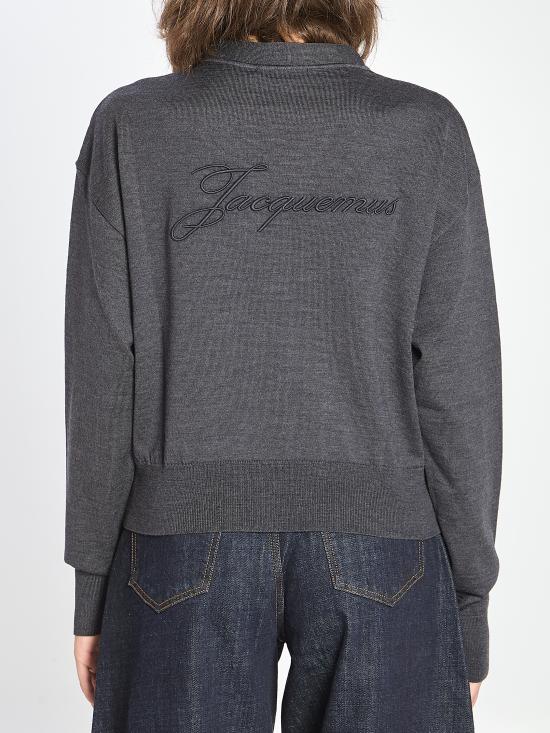 25FW 자크뮈스 가디건 CDW00816A GREY - JACQUEMUS