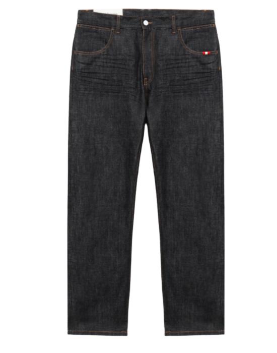 25FW 아미시 데님 팬츠 청바지 남성 AMU010D6871969 C0999 제임스 맨 아미쉬 셀비지 데님 로우 3D 아미쉬 - AMISH