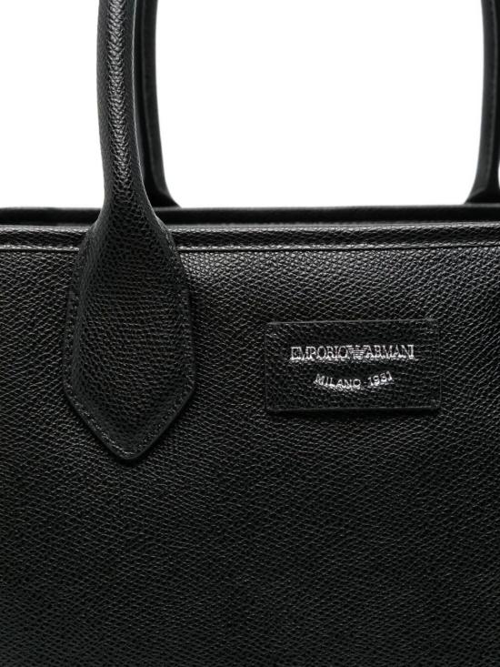 25FW 엠포리오 아르마니 토트백 EW002329 AF17799 MC149 NERO TAUPE - EMPORIO ARMANI
