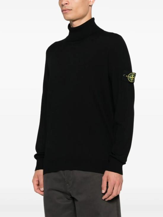 25FW 스톤 아일랜드 터틀넥 K2S155100025 S00C4 V0029 BLACK - STONE ISLAND