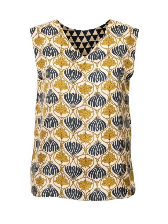 25FW 에스막스마라 민소매 티셔츠 TIMETOP005 Yellow