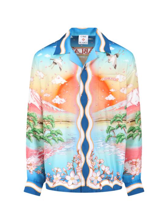 25FW 카사블랑카 셔츠 U MPF25 SH 006 01 TENNIS CLUB MultiColour