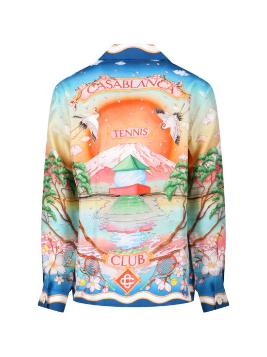 25FW 카사블랑카 셔츠 U MPF25 SH 006 01 TENNIS CLUB MultiColour - CASABLANCA