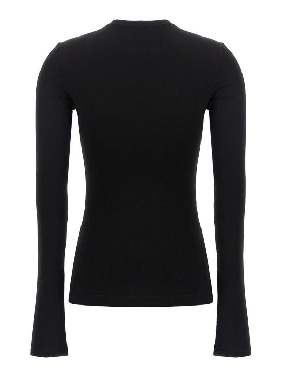  오프화이트 긴팔 티셔츠 OWAD136C99JER0041001 Black - OFF WHITE