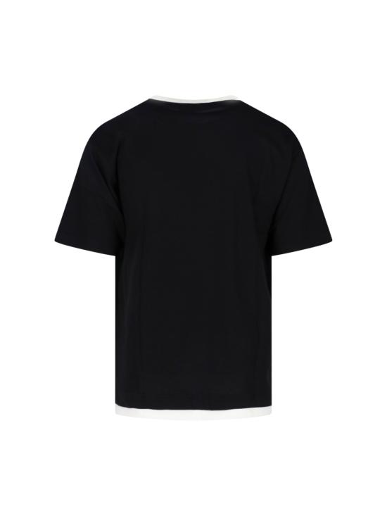 25FW 돌체앤가바나 반팔 티셔츠 G8ST6Z G7PCG N0000 Black - DOLCE & GABBANA