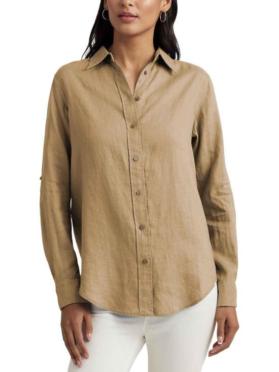 25SS 랄프 로렌 셔츠 200782777060 Beige - RALPH LAUREN