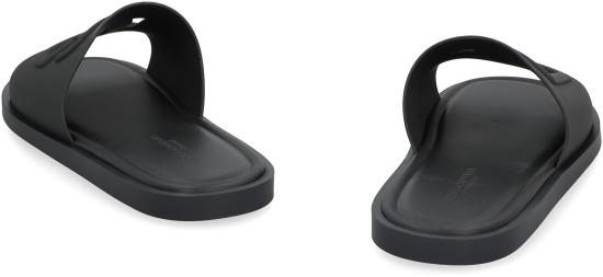  돌체앤가바나 러버 비치웨어 슬리퍼 CS2215AN994 80999 black - DOLCE & GABBANA
