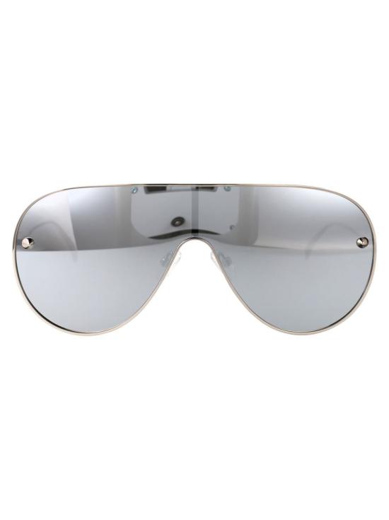 25FW 알렉산더 맥퀸 안경 AM0481S 004 SUNGLASSES SILVER