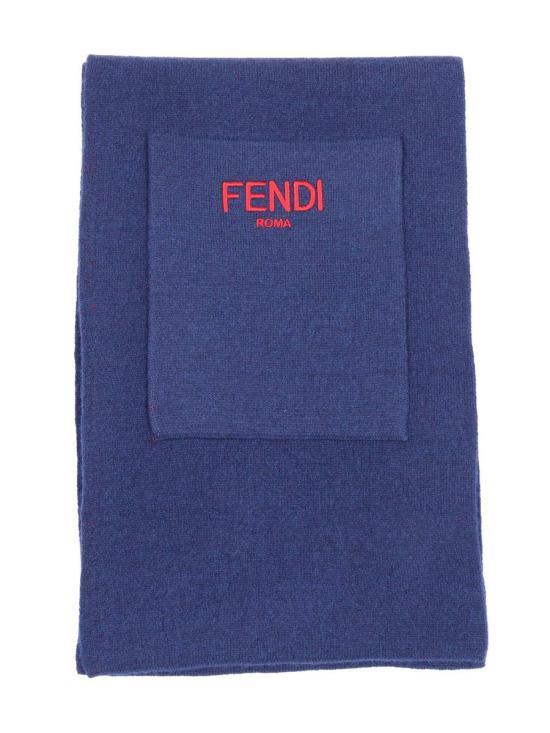 25FW 펜디 머플러/스카프 JUQ020AO29 F08B9 238160 BLUE - FENDI