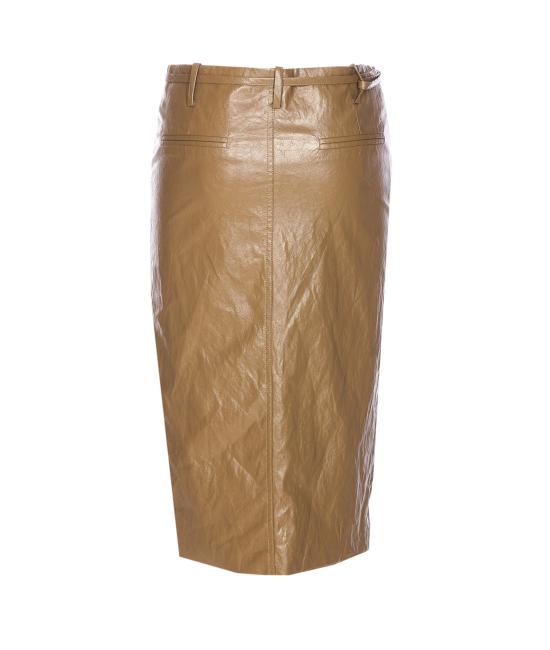 25FW 엘레 미디 스커트 0303 VERDE OLIVA Green - ELEH