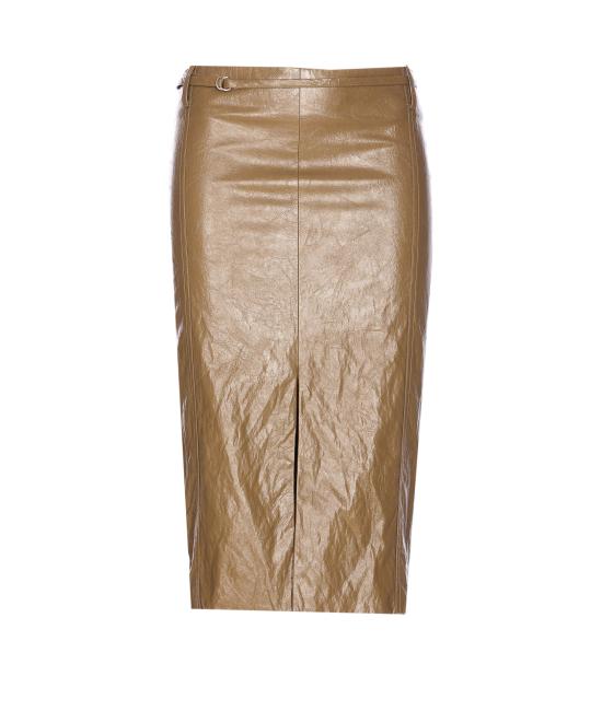 25FW 엘레 미디 스커트 0303 VERDE OLIVA Green