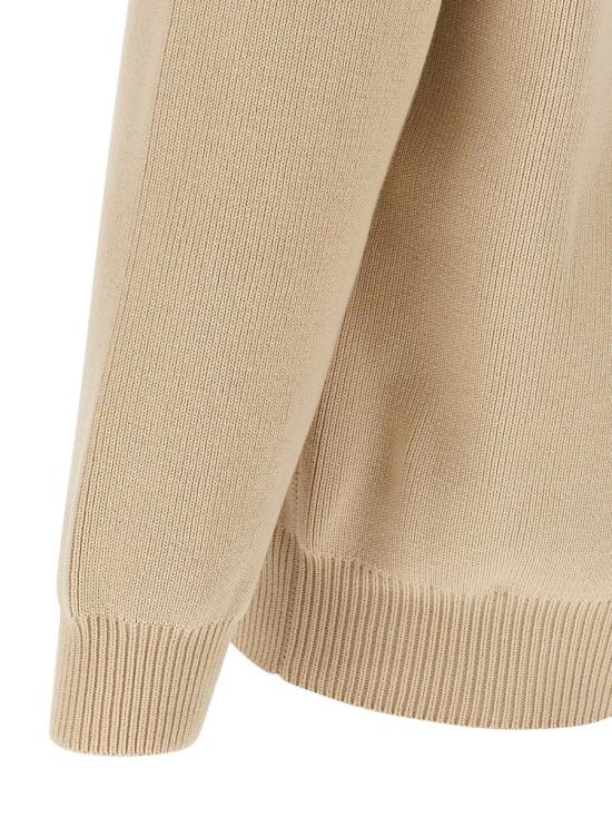  골든구스 코튼 니트 V넥 버튼 가디건  GMP00946P0019725555055550 Beige - GOLDEN GOOSE