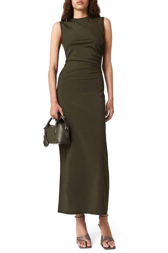 25FW 스텔라 맥카트니 원피스 6J03733SQA202471 DARK KHAKI - STELLA MCCARTNEY