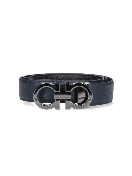 26SS 살바토레 페라가모 가죽 벨트 687611015 Black - SALVATORE FERRAGAMO