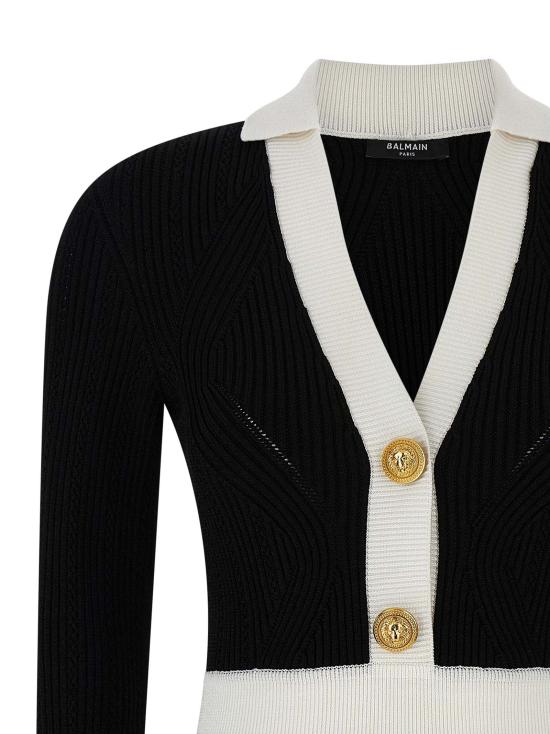 25FW 발망 숏 원피스 FF1R9858KI64EAB - BALMAIN