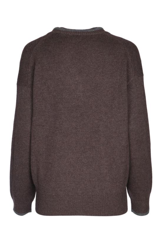 25FW 브루넬로 쿠치넬리 V넥 스웨터  M12527202 CNE47 - BRUNELLO CUCINELLI